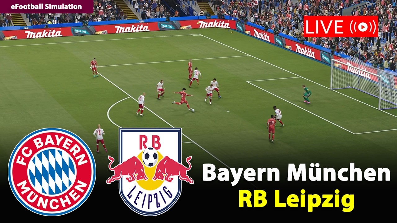 🔴Live- Bayern München gegen RB Leipzig | Deutscher Pokal 2025/26 | eFootball PES21 Simulation