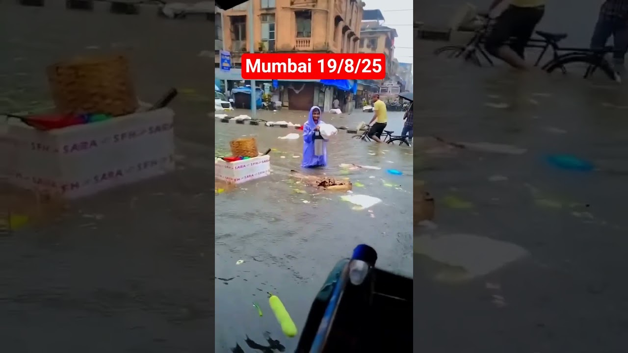 mumbai rain today 2025 !! mumbai flood 2025 mumbai rainfall today 