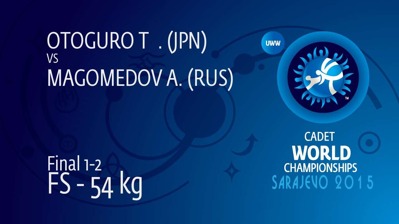 GOLD FS - 54 kg: T. OTOGURO (JPN) df. A. MAGOMEDOV (RUS), 13-6