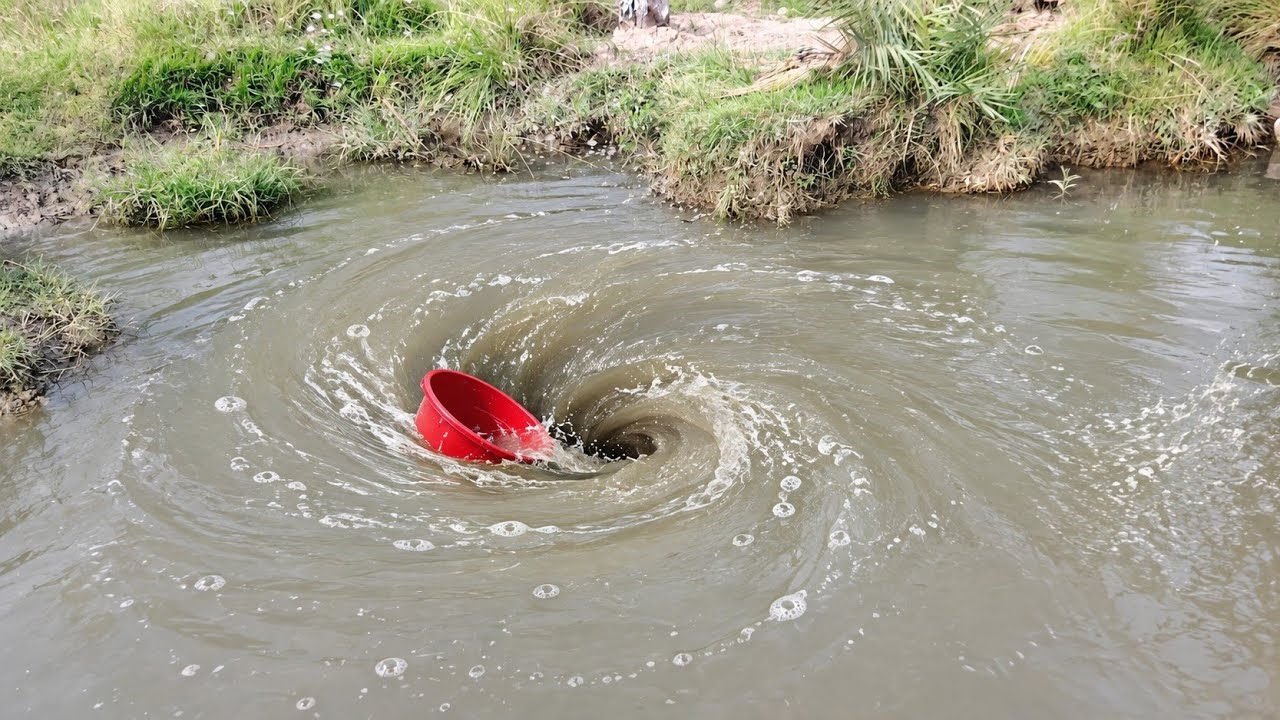 2 Minutes 19 Seconds Extreme Water Whirlpool! 😱 #whirlpool #tornado