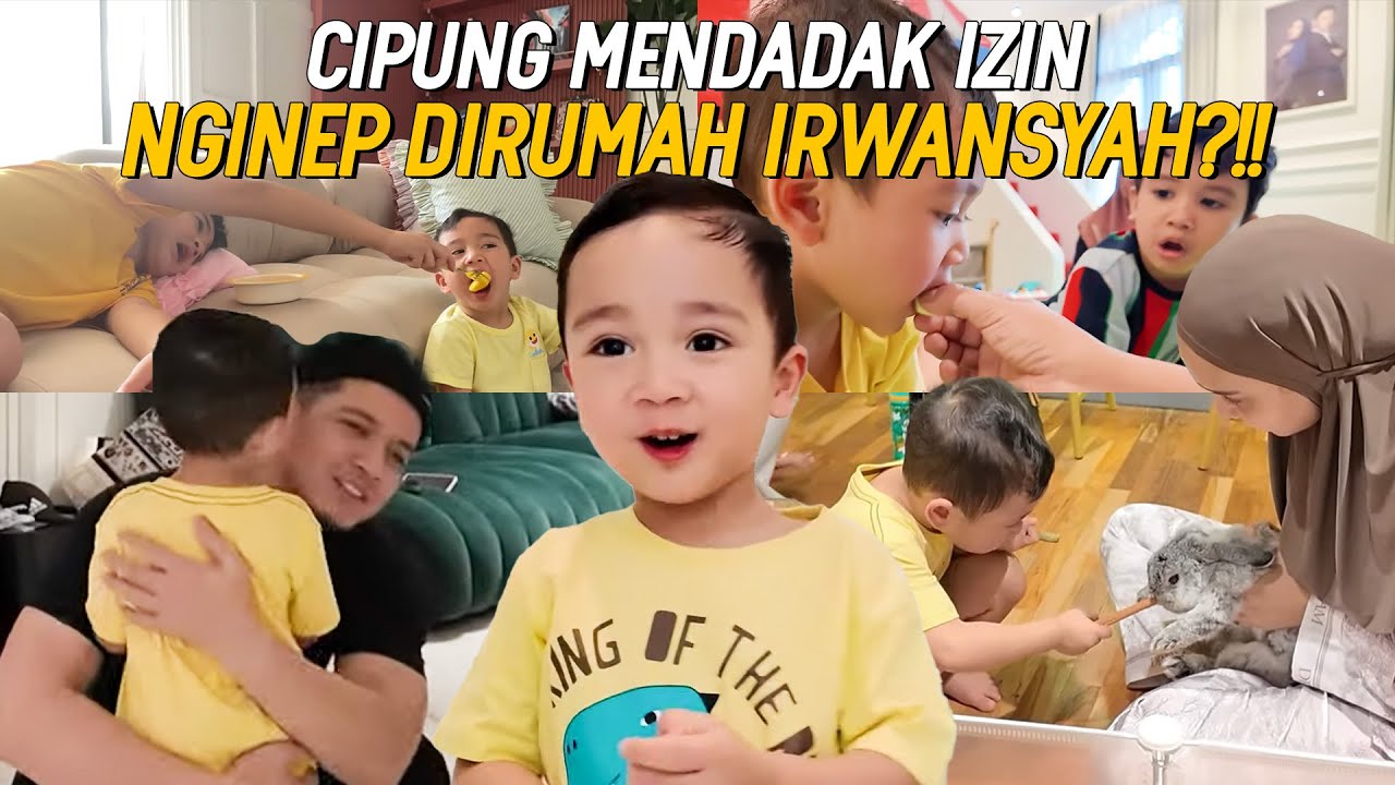 CIPUNG KABUR KERUMAH UKKASYA!! ZASKIA SUNGKAR NGASUH CIPUNG SEHARIAN SAMPE NGINEP!!!