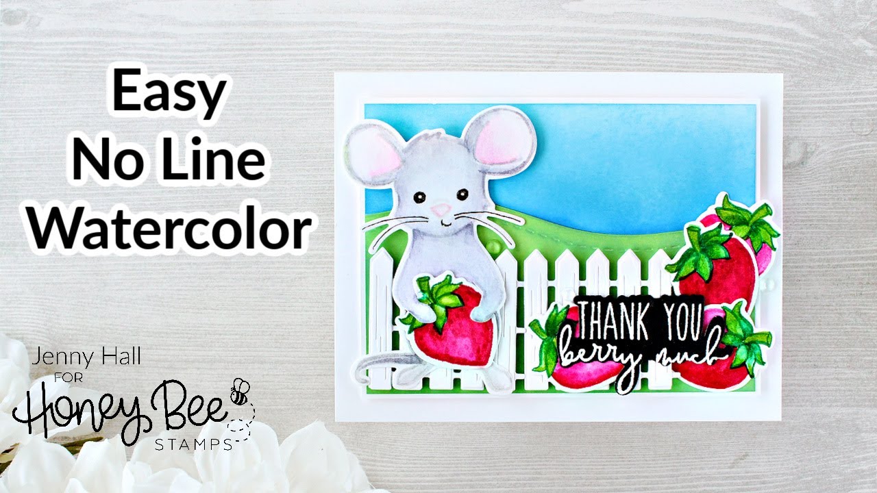 Easy no line watercolor & scene building with Jenny Hall
