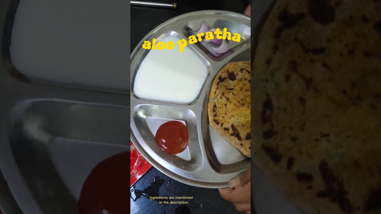 aloo paratha with cold curd | heni's vlogs.