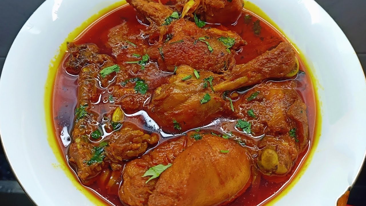 Gande te kokur|kashmiri style chicken curry|Chicken with Onion kashmiri style.