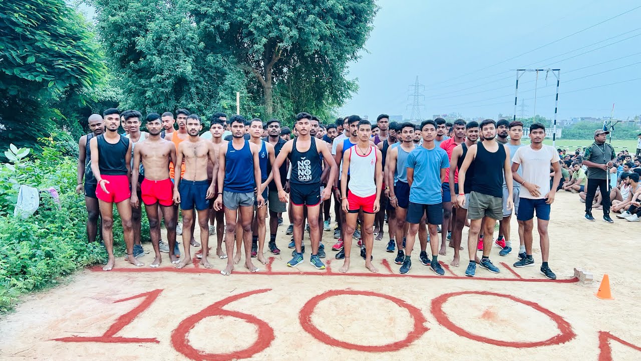 1600 Meter के तूफ़ान !!Indian army 1600 Meter Timing Test !!