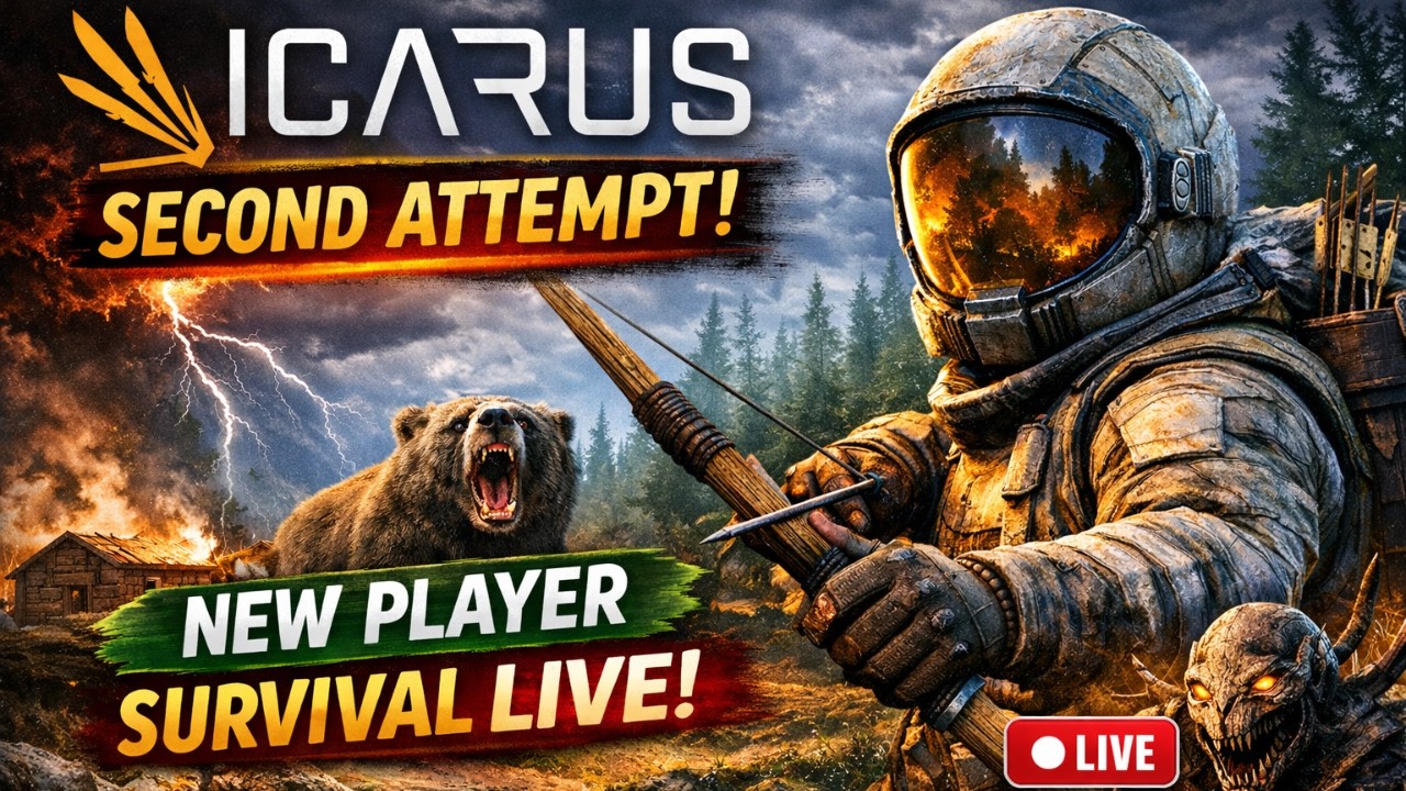 🚀 Icarus Second Playthrough – New Player Survival Adventure! - LIVE 1440p