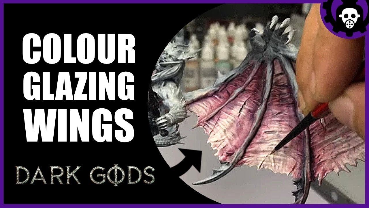 HOW To Paint Miniatures with Glaze Medium | DarkGods Lust God | Vallejo Colors | 2021