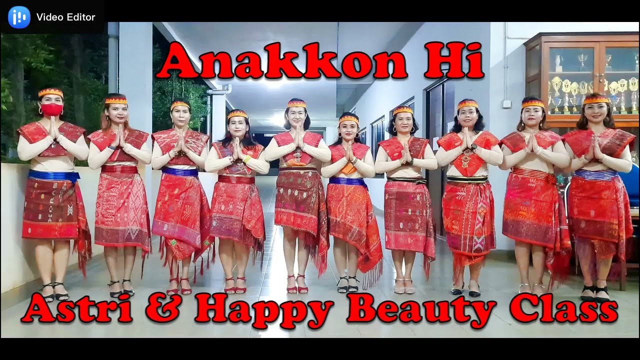 ANAKKON HI Line Dance || Demo by Astri & Happy Beauty Class || Chor. Mei Rizal