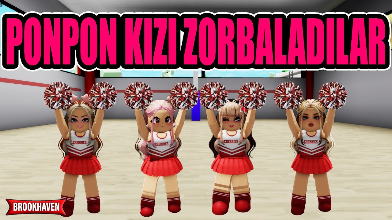 OKULUN PONPON KIZI OLDUM POPÜLER KIZI BENİ ZORBALADI😭ROBLOX BROOKHAVEN RP #roblox #brookhaven #rp