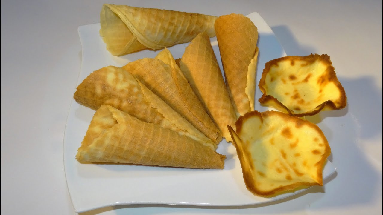 Cornets à glace croustillants - !!! كورني خاص بالآيس كريم أو لاكلاص قرمشة رائعة