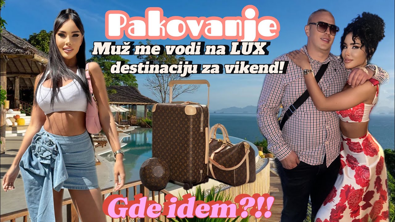 Spremamo se zajedno za MOJE LUX vikend putovanje sa mužem i decom 😍! VOZNJA koferom, preskupe krpice