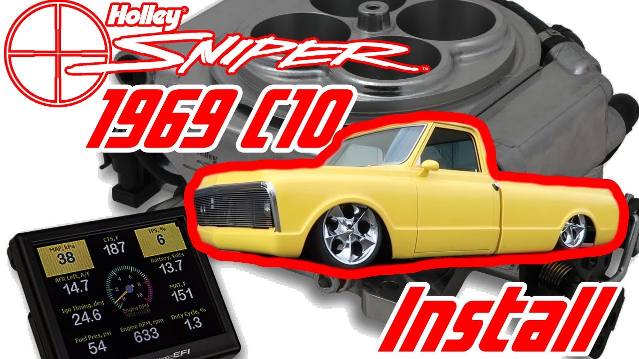 Установка EFI 2 1969 C10 Holley Sniper