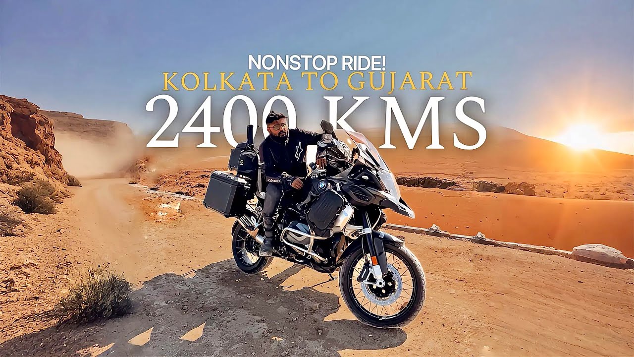 KOLKATA TO GUJARAT NONSTOP 2400 KMS RIDE IN 48 HOURS | NEVER SEEN ON YOUTUBE