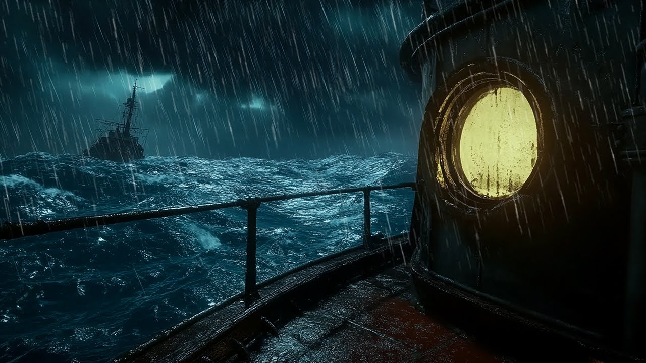 The Healing Power of Rain and Ocean Waves | Soothe Your Insomnia, Fatigue for a Peaceful Night Sleep