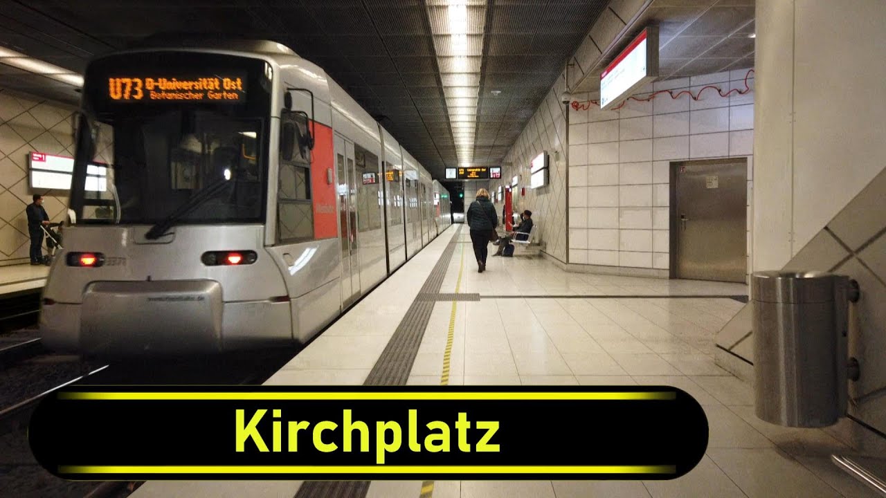 Stadtbahn Station Kirchplatz - Düsseldorf 🇩🇪 - Walkthrough 🚶