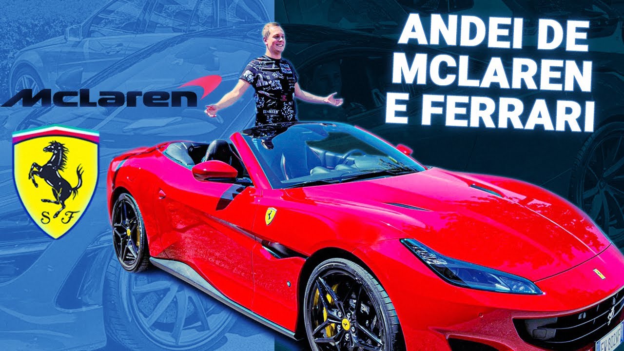COMO é dirigir uma FERRARI e uma MCLAREN na ITÁLIA?