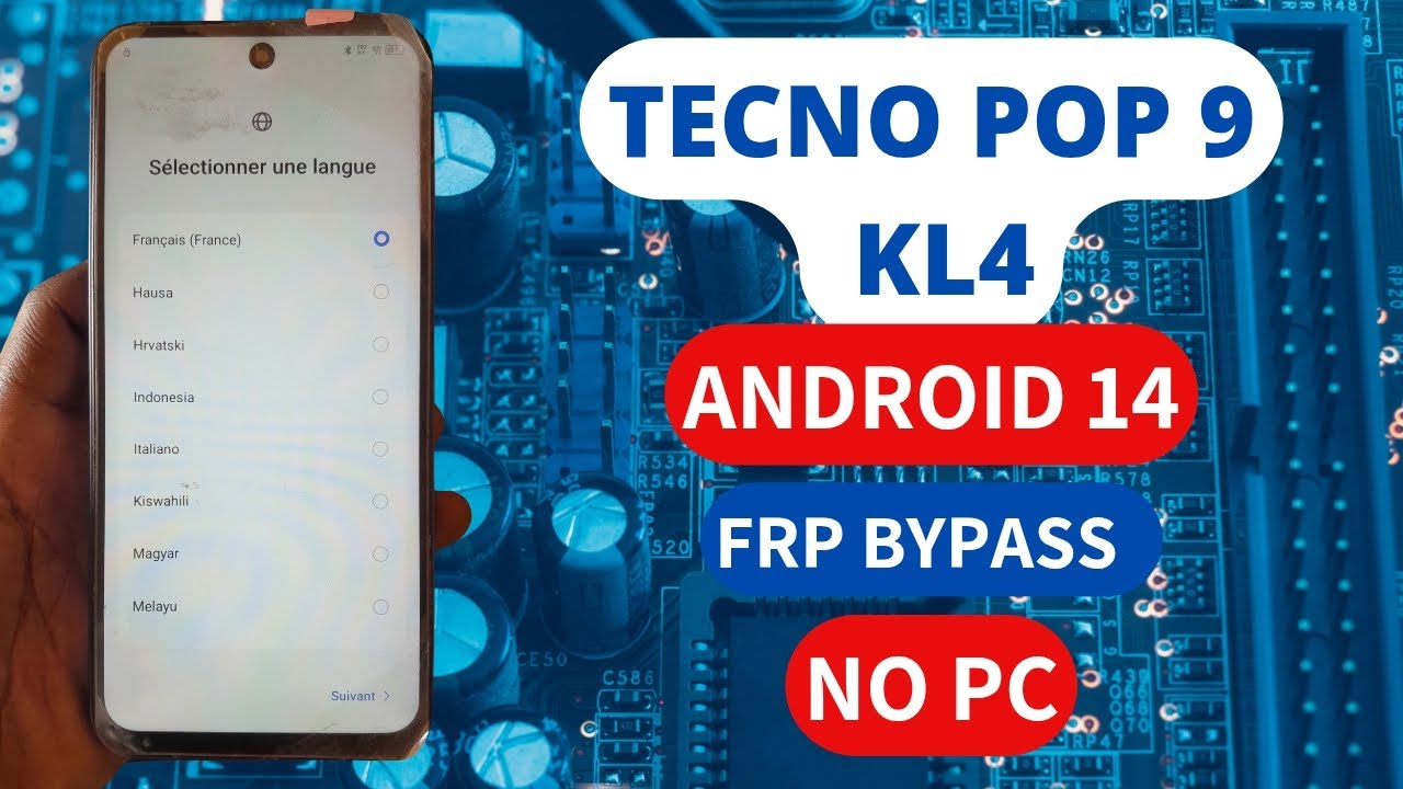FRP TECNO POP 9 / KL4 BYPASS NO NEED PC