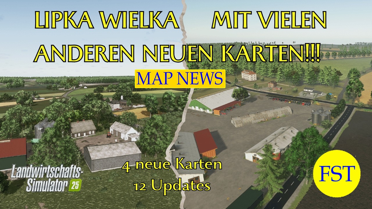 LS25 MAP NEWS Lipka Wielka mit VIELEN anderen neuen Karten!!! 7.-9.2.26 LS25 Mapvorstellung