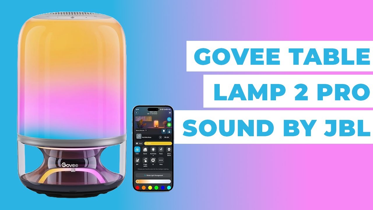 Govee Table Lamp 2 Pro x Sound by JBL