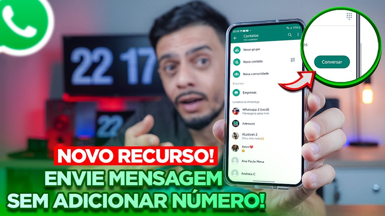 🔥WhatsApp LIBERA FUNÇÃO para ENVIAR MENSAGEM sem ADICIONAR NÚMERO!
