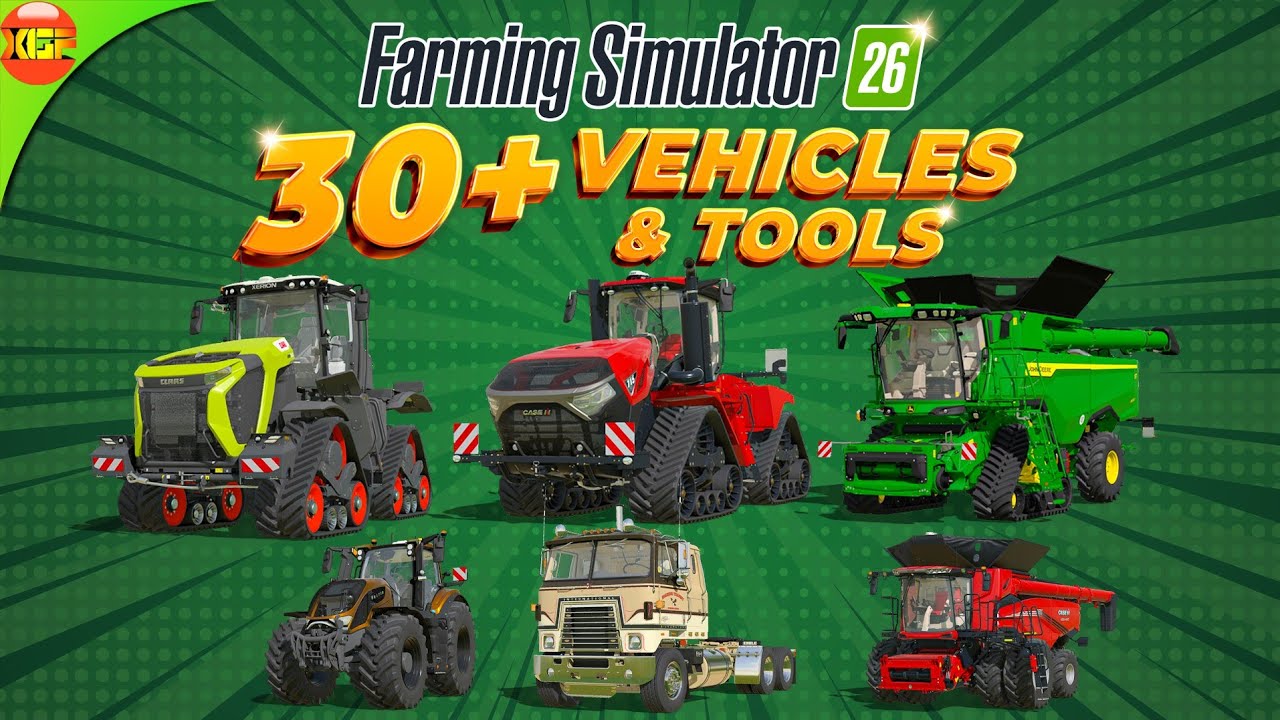 FS26 MOBILE! Все 30+ подтвержденных на данный момент тракторов и машин! День 1