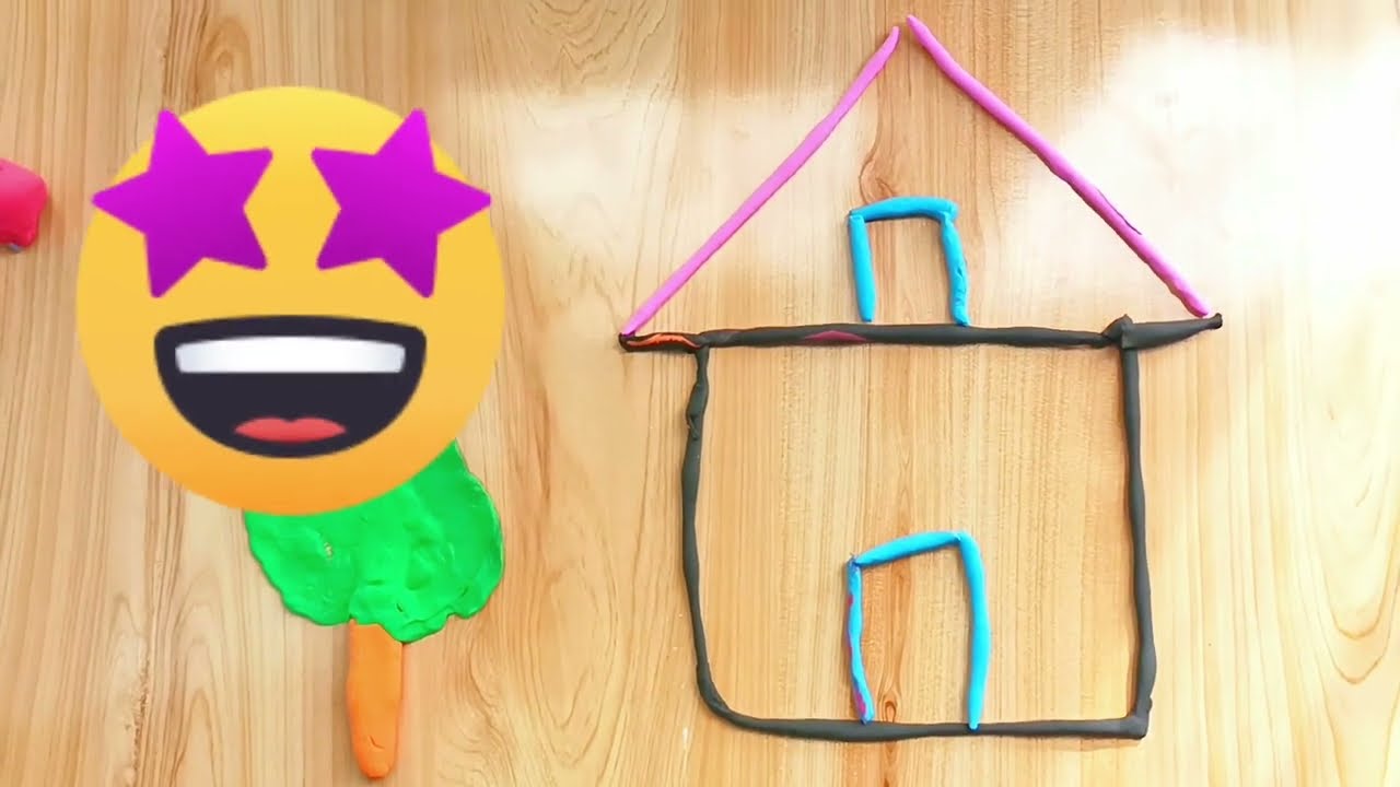"Creative Play Dough House Building: Unleashing Artistic Talent and Imagination! 🏠✨🎨"