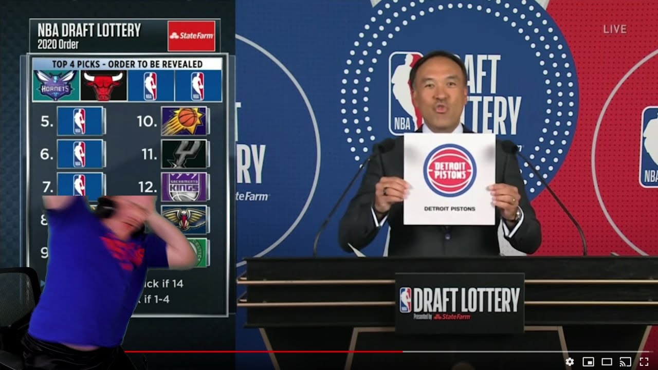 Reacting To The 2020 NBA Draft Lottery
