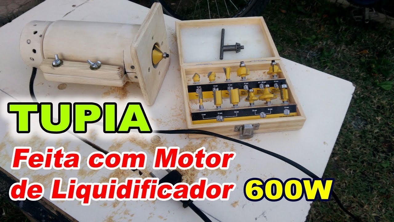 Tupia Manual com Motor de Liquidificador (600W)