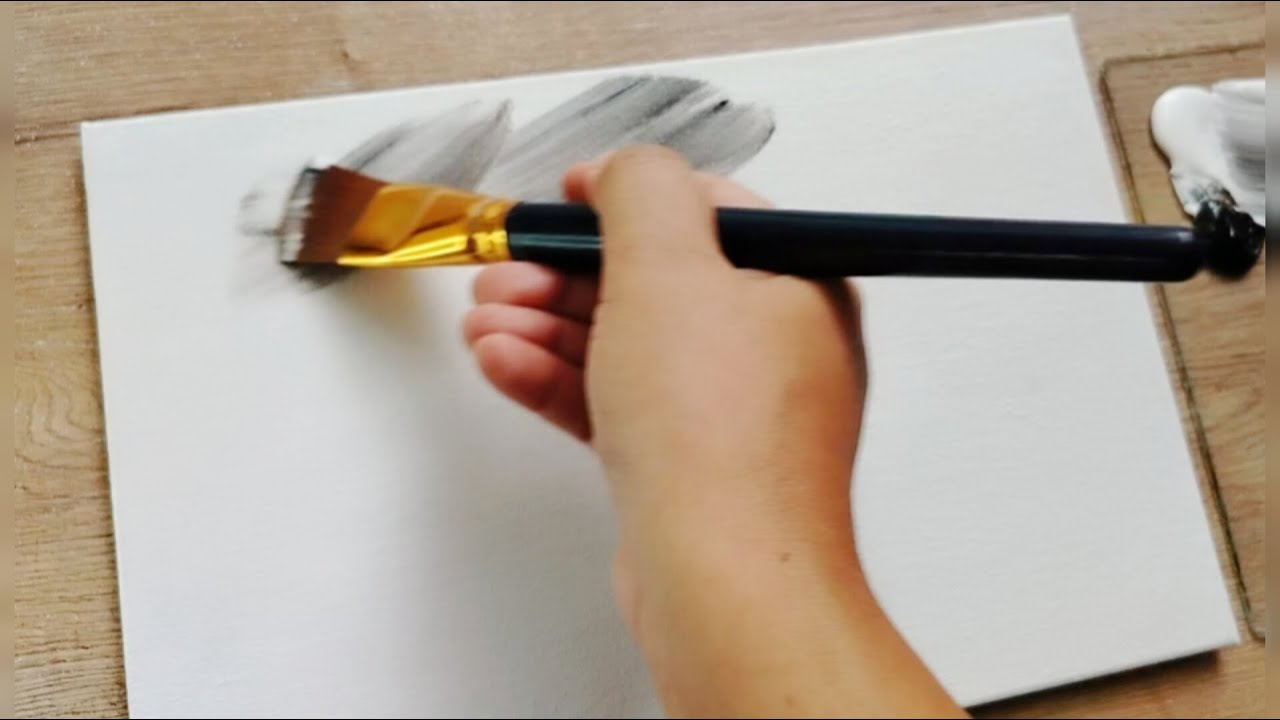 A Quiet Rainy Day ☔ / Acrylic Painting for Beginners