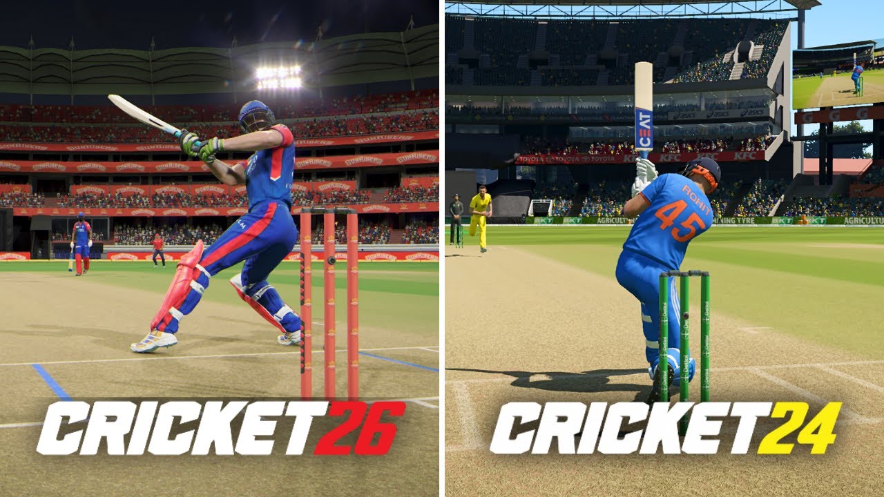 Сравнение Cricket 26 и Cricket 24 | Какая игра лучше?