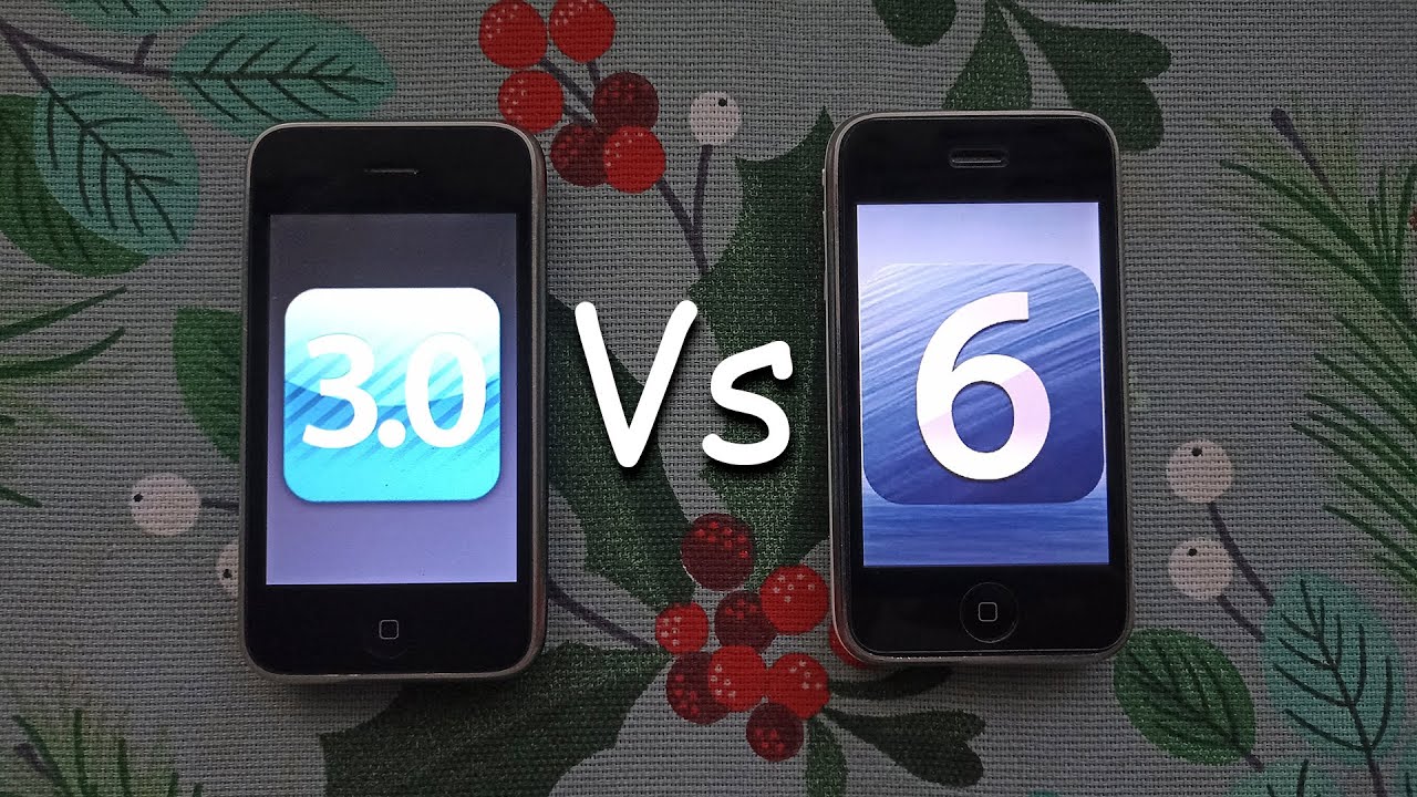 сравнение iPhone 3GS на iOS 3 Vs iOS 6. В чем отличия?