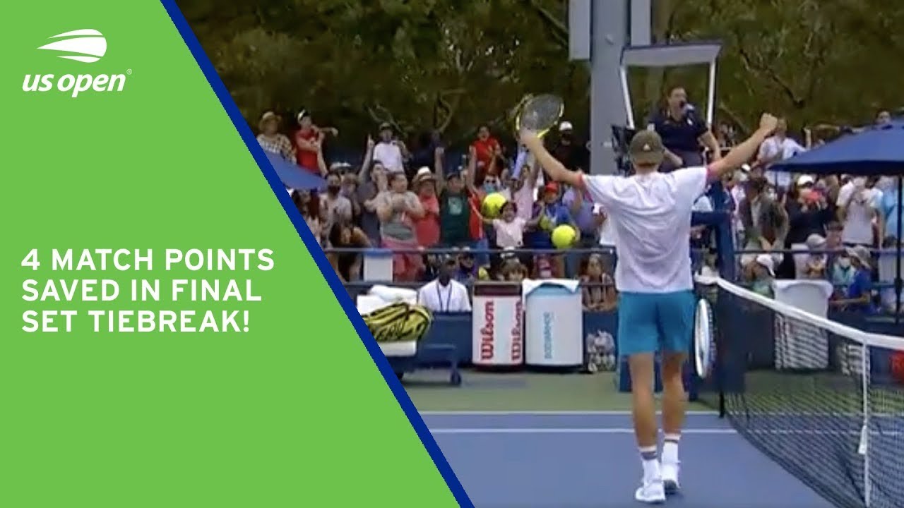 Cressy Saves 4 Match Points | 5th Set Tiebreak | 2021 US Open