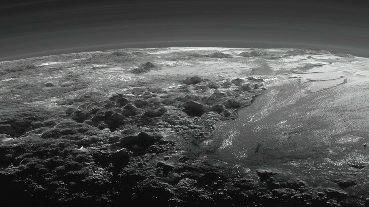 Surface of Pluto Captured by NASA's New Horizons Spacecraft - Ice Mountains of Pluto - Space HD