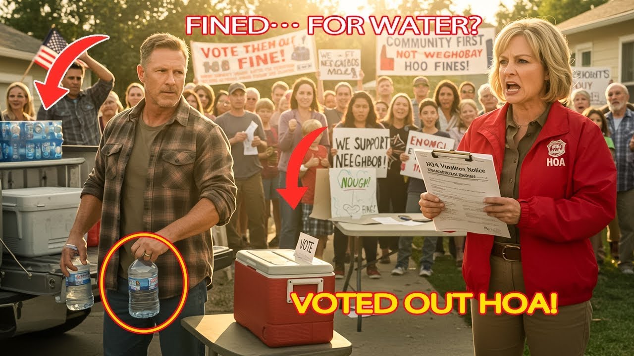 HOA Fined Me for Handing Out Water — Then Froze When 190 Neighbors Voted Them Out