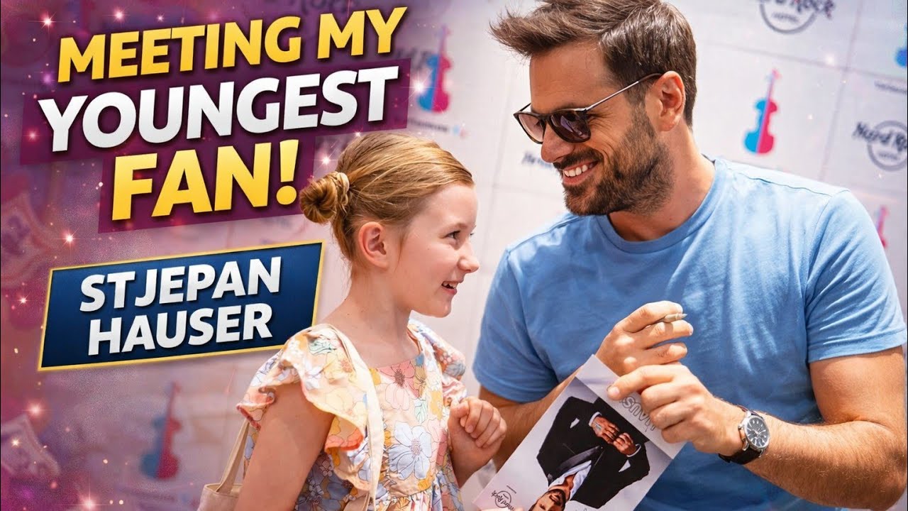A Special Moment With My Youngest Fan 💖 | Stjepan Hauser