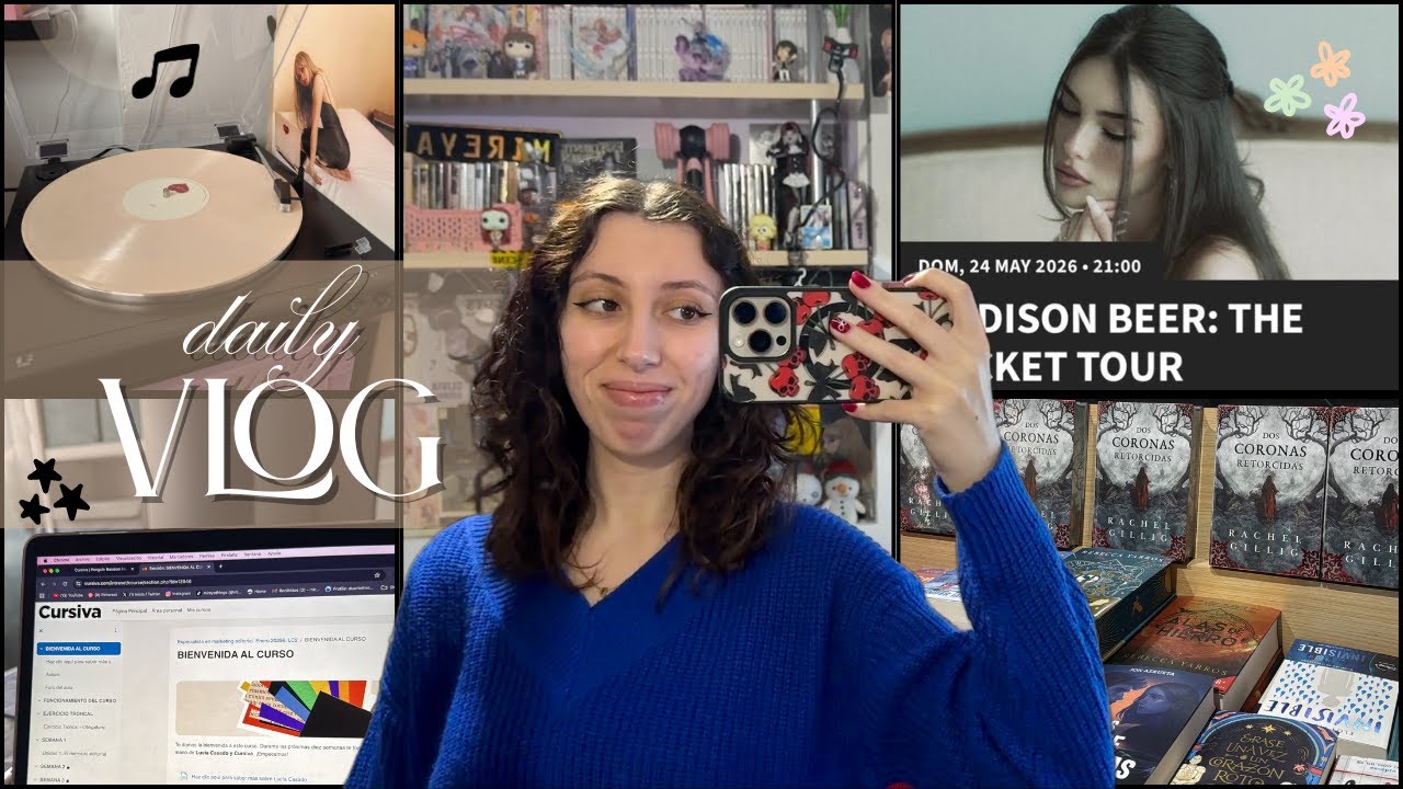 daily vlog 🪽 | entradas madison, compras, inicio curso editorial...