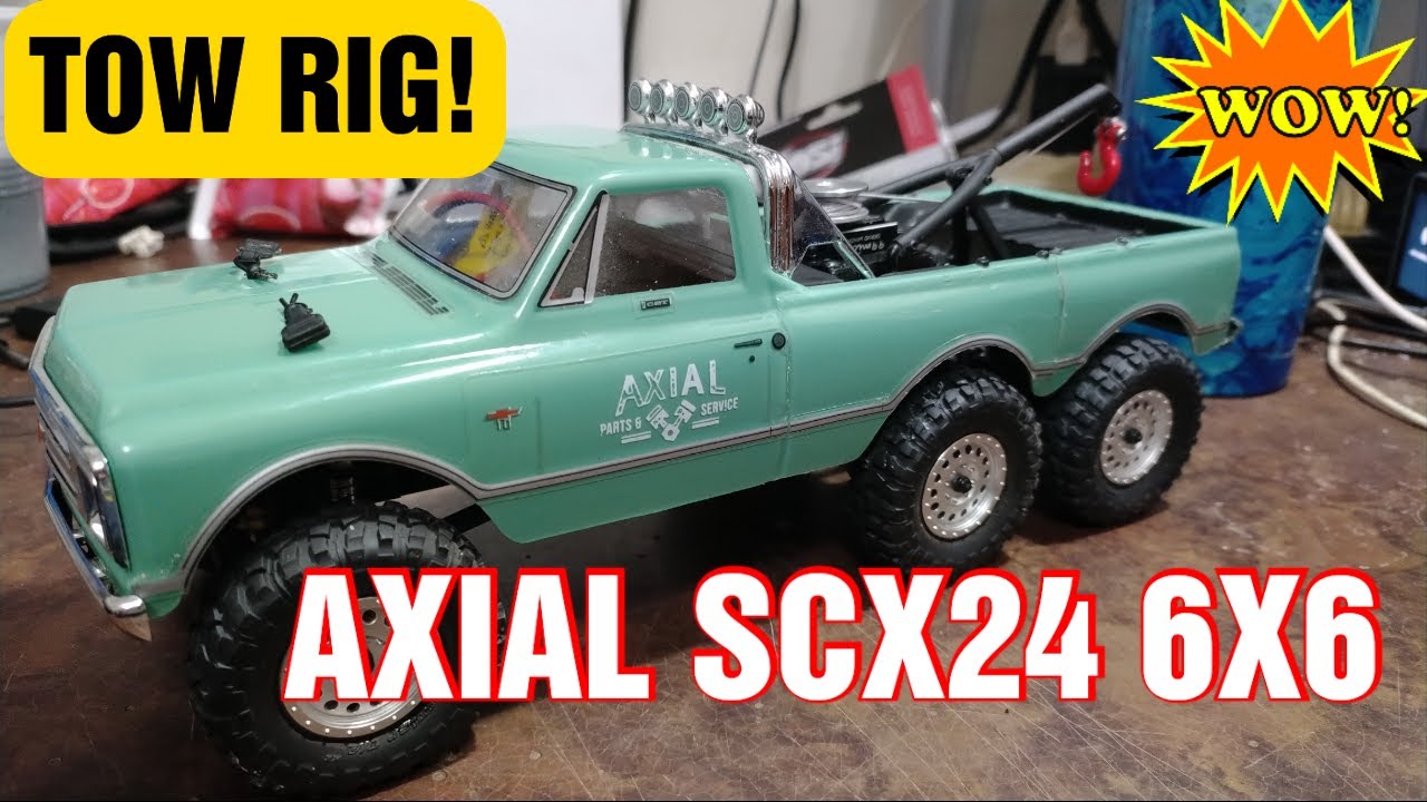 AXIAL SCX24 6x6 RECOVERY RIG WITH WORKING WINCH