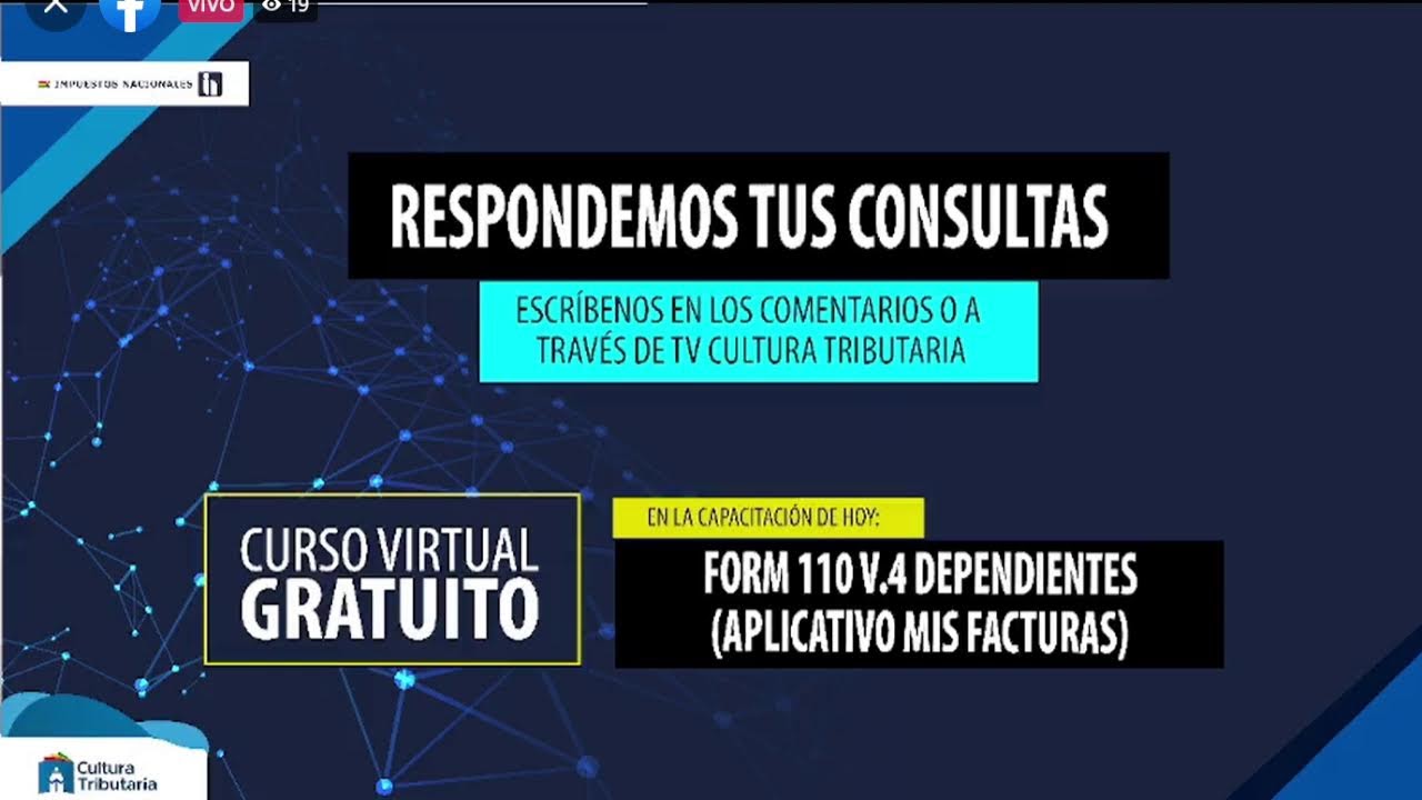CURSO VIRTUAL: LLENADO DE FORMULARIO 110 V4 PARA DEPENDIENTES