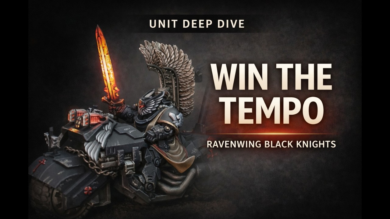 Unit Deep Dive: Ravenwing Black Knights &mdash; Tempo, Pressure, Control #darkangels #warhammer40k