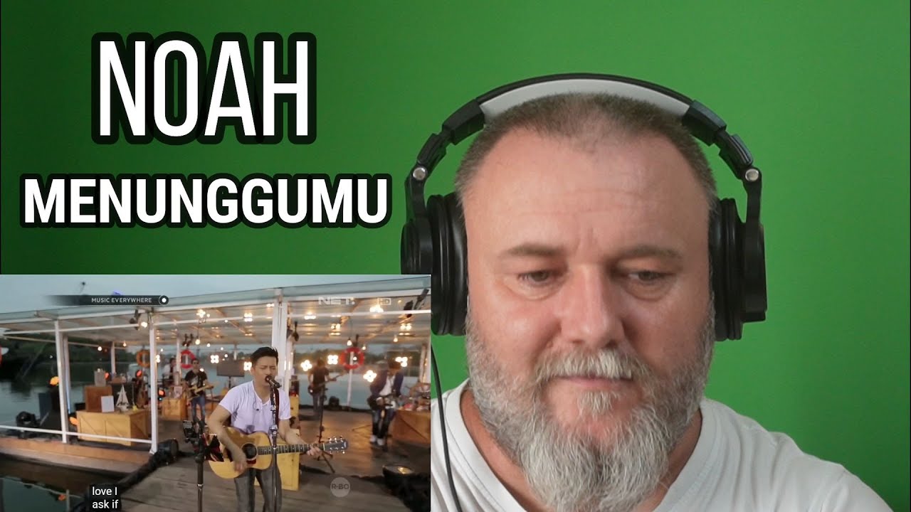 NOAH - MENUNGGUMU [Live at Music Everywhere] | Indonesian Music at Its Finest (REACTION)