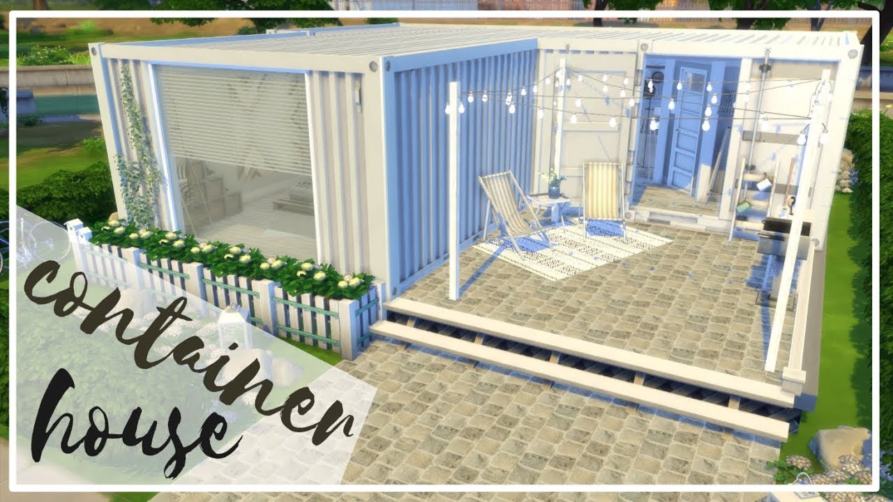 Dom w kontenerze - The Sims 4 Speed Build
