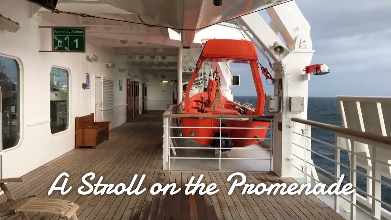 A Lap of MS Noordam's Spacious Promenade Deck