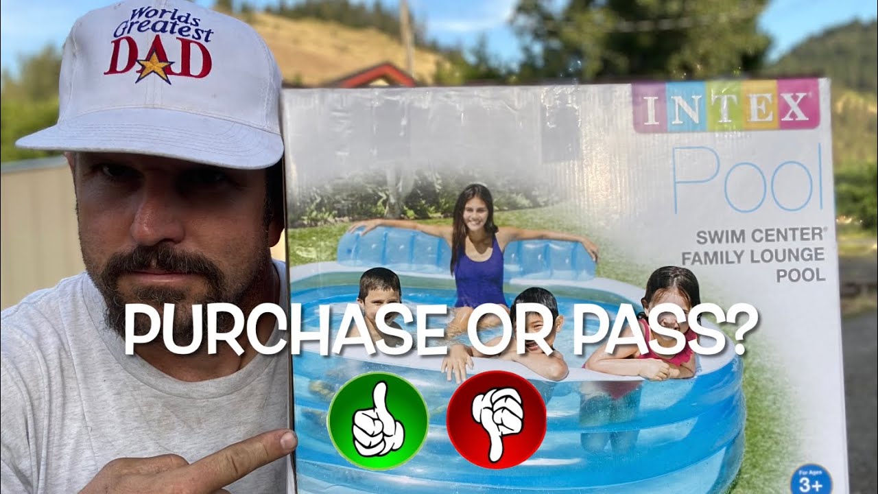 Unboxing, Setup & Review of the Intex Swim Center Inflatable Family Lounge Pool