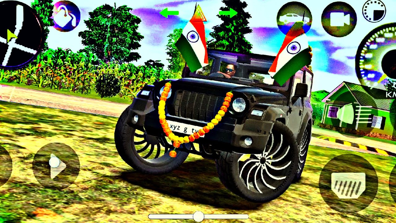 Indian car semuleter 3d | mahindra Thar modified | xyz gameplay tv ji