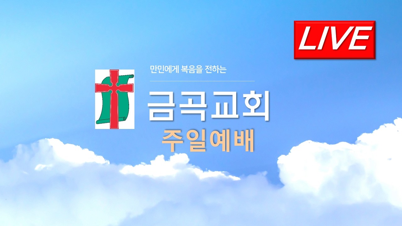양평 금곡교회  2026년  2월22일   주일예배   