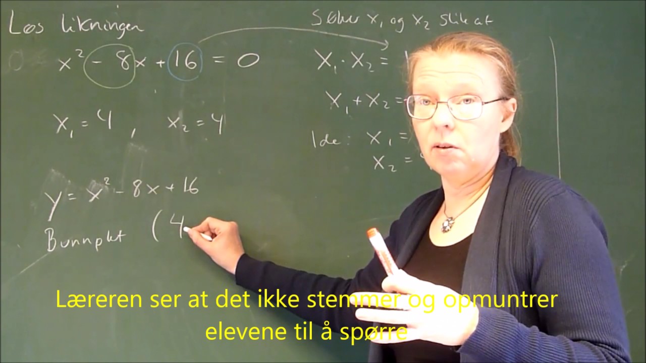 Hvordan komme i faglig dialog med elever som helst skjuler at de ikke skj&oslash;nner