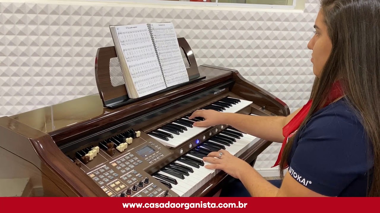TOKAI MD 750 GOLD WENGUE - HINO 315 (HINÁRIO 05 CCB) - CONTEMPLA DO CÉU - CASA DAS ORGANISTAS