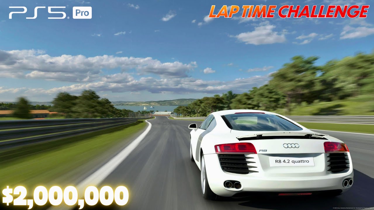 GT7 Lap Time Challenge &ndash; Dragon Trail Gardens | Audi R8 4.2 FSI R tronic &rsquo;07 | Gran Turismo 7 PS5