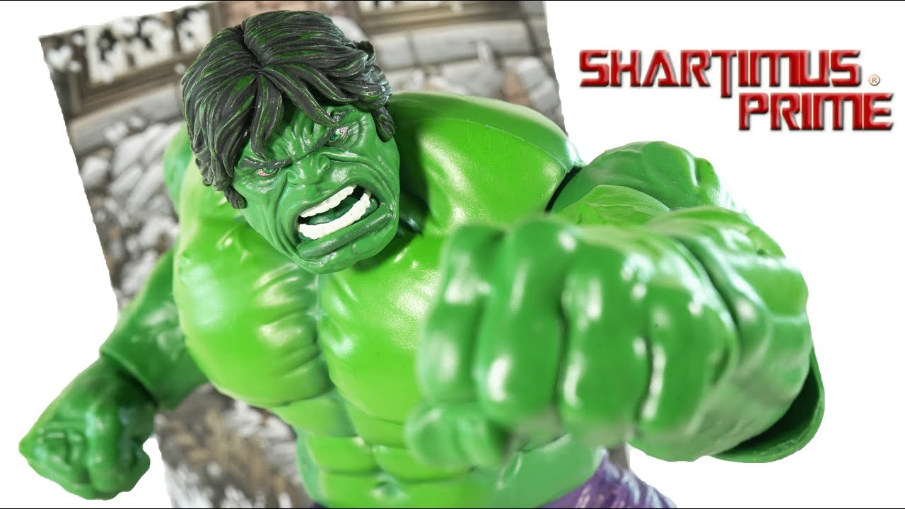 Обзор фигурки Marvel Legends Hulk 20 Years Toybiz Series 1 Retro Card от Hasbro из комиксов Marvel