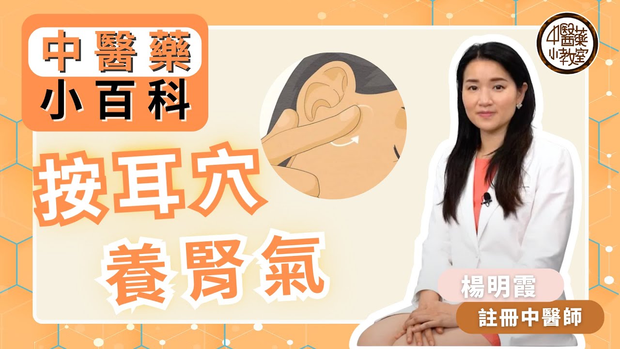 【中醫藥小教室】中醫小百科👩🏻‍⚕️－第八集：按耳穴 養腎氣